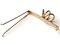 Vintage Gold Barrette with Loop Design - Hair Clip from the 1950s or 1960s